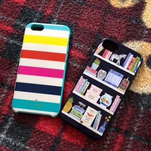 Lot of two Kate Spade iPhone 6/6s phone cases